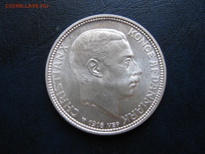 ДАНИЯ 2 кроны 1916. Серебро. Оценка. - 009.JPG
