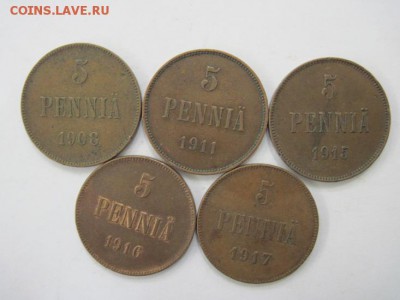 5 пенни 1908,11,15,16,17 до 01.08.14 - Изображение23 096