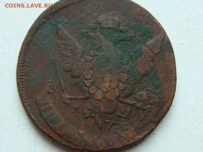 5 копеек 1763 года ММ ( перечекан ) - DSC05792.JPG