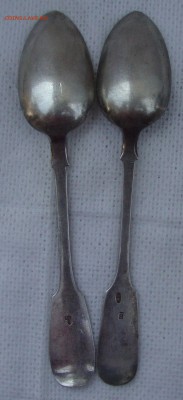 Ложечки чайные, 2 шт., серебро 84 пробы - K2