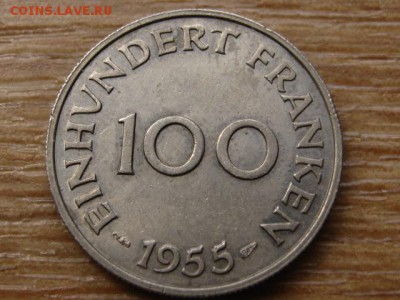 Саарленд 100 франков 1955 до 31.07.14 в 21.00 М - IMG_1518