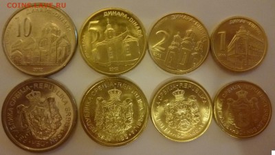 Иностранные Биметалл, Спорт, 25 р, Наборы МНОГО МНОГО!!! - Сербия 4 монеты.JPG