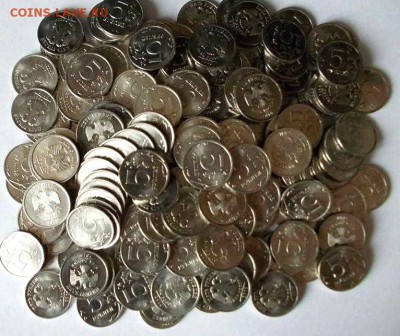 5 рублей 2010г.(СПМД) -80шт по20р ....... до 31.07 до 22-00 - 1