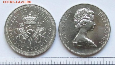 ОСТРОВ МЭН Кроны 2001 г. Гарри Поттер 5 монет АНЦ - Isle of Man  Crown 1977 (2).JPG