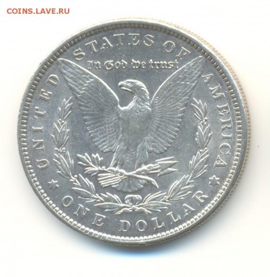 Ag. сша 1 доллар 1890 . до 2.08 22:00 - 16