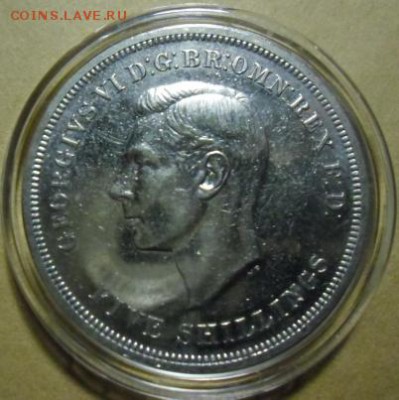 Британия 5 шиллингов 1951 и 1960 в качестве - CIMG2538.JPG
