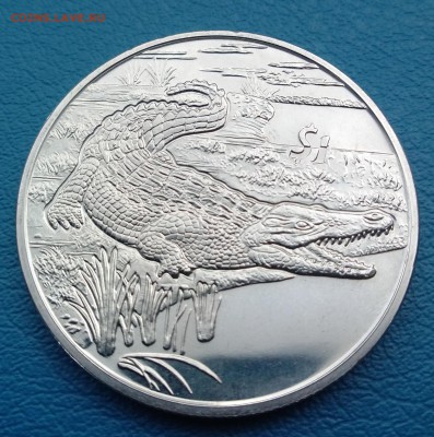Сьерра-Леоне 1$ 2005 Крокодил, до 1.08.2014 - 1$ 2005 Сьерра-Леоне аллигатор-1