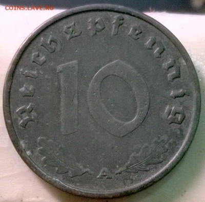 10 рейх пфеннингов 1941 года (Берлин) - WP_20140730_23_54_35_Pro