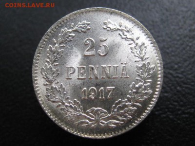 1917 Финляндия, 25 пенни, серебро, до 06.08 в 22-10 мск - IMG_2028.JPG