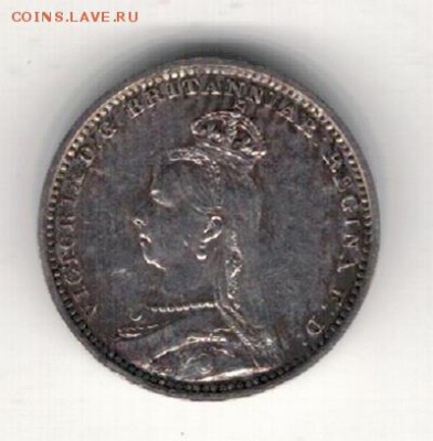 Ag Великобритания 2 пенса 1891 до 04.08.14 в 22.00мск (9381) - 5-вел891