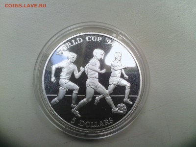 ОСТРОВА КУКА 5 долларов 1991 PROOF до 2.08 (суббота) - IMG_20140620_164310