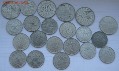 Германия 1920-23гг. 3, 200, 500 MARK и 50 Pfennig - IMG_0479