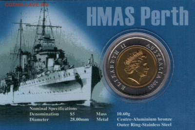 АВСТРАЛИЯ 5$ 2002 КОЛОКОЛ ДО 07.08.14 В 22.00МСК (9206) - 4-ав5д02
