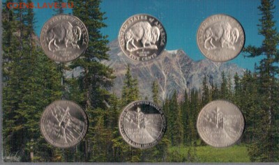 США НАБОР НИКЕЛЕЙ 2005 (6ШТ) ДО 07.08.14 В 22.00МСК (9493) - 4-сша2005а
