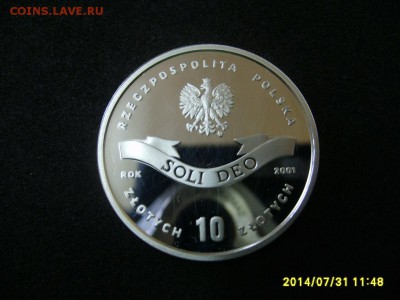 ПОЛЬША,10 злотых 2001г(кардинал Выш.,пруф)!до 4.08. - S6001251.JPG