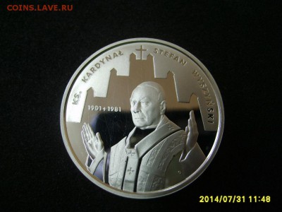 ПОЛЬША,10 злотых 2001г(кардинал Выш.,пруф)!до 4.08. - S6001252.JPG