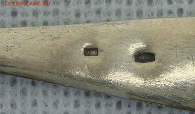 Ложечки чайные, 6 штук, позолота, 875 проба - E4