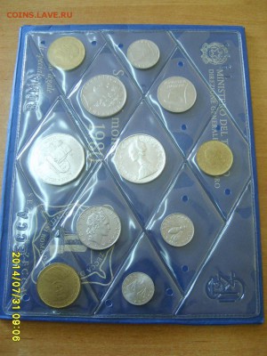 ИТАЛИЯ,комплект из 10 мон.+жетон 1980г(вкл. 500 лир Ag)!4.08 - S6001227.JPG