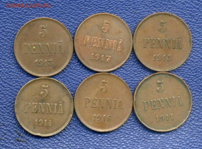 5 пенни 1911,13,14,15,16,17 гг. до 11.08.14. 22-00 мск. - img484