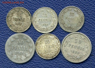 50 пенни 1865,90. 25 п 01,09,16, 17 гг. до 11.08.14 22-00мск - img482