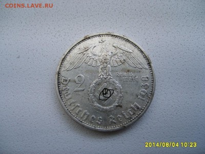 ГЕРМАНИЯ,2 марки 1938А(Гинденбург)!!до 4.08.2014 - S6001424.JPG