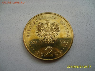 ПОЛЬША,2 злотых 2002г(футбол,Корея-Япония)!до 5.08.2014 - S6001399.JPG