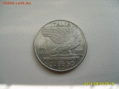 ИТАЛИЯ,50 чентезимо 1941г(магнитная)!до 5.08.2014 - S6001404.JPG