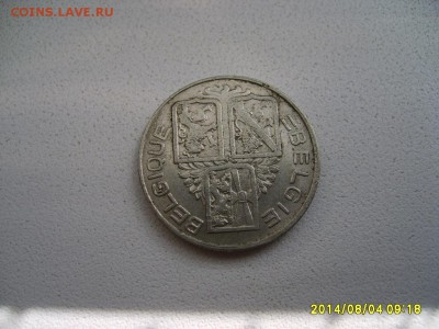 БЕЛЬГИЯ,1 франк 1939г(Cu-Ni)!до 5.08.2014 - S6001406.JPG