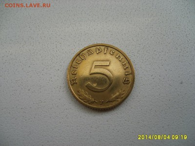 ГЕРМАНИЯ,5 пфеннигов 1939 F (хорошие)!до 5.08.2014 - S6001410.JPG