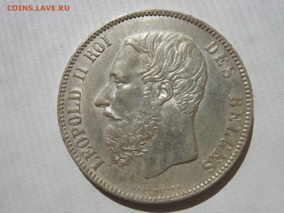 Бельгия 5 франков 1874 на оценку - IMG_1501
