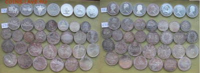 Иностранные монеты.Россыпь,линейки,буклеты,серебро. АВГУСТ. - 4