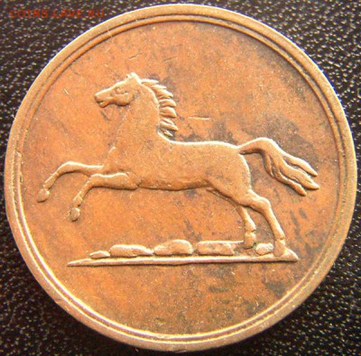 Брауншвейг-Вольфенбюттель_2 пфеннига 1851; до 05.08_22.04мск - 8256