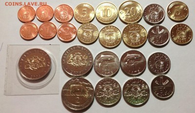 Монеты евро и других стран ЕвропыНовинка Андорра евро 2150 р - Латвия