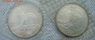 3 рубля 1995 год, Соболь, серебро, 2 шт Оценка - FG1