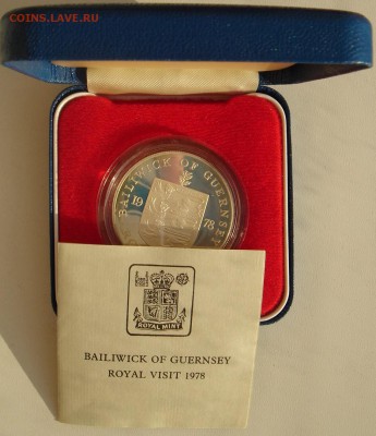 Гернси: Ag-925 крона 1978 ПРУФ капсула кейс до 11.08.14 22 - Крона Гернси 1978-3.JPG