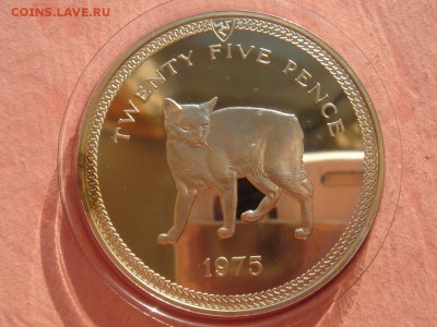 о. Мэн: Ag-925 крона Кошка 1975 ПРУФ кейс до 11.08.14 22 - Крона Мэн 1975-1.JPG