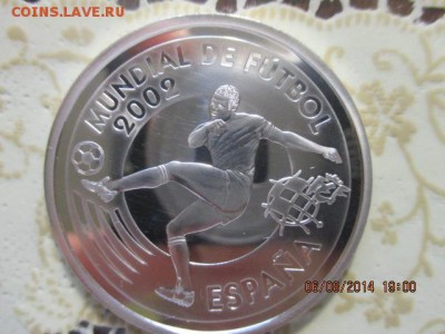 Испания 10 евро 2002 г Футбол, Серебро,Proof - IMG_0533.JPG