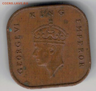 Малайя цент 1943 до 11.08.14 в 22.00мск (8970) - 4-мал43