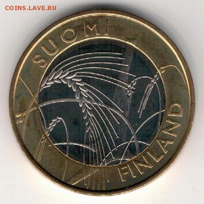 Финляндия 5€ 2011 Северное Саво 11.08.14 в 22.00мск (9407) - 4-финА