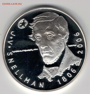 Ag Финляндия 10€ 2006 Снелльман до 11.08 в 22.00мск (9480) - 5-фин06