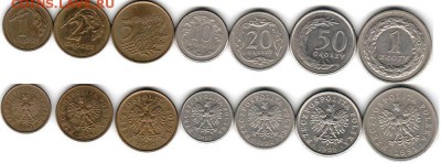 Польша подборка 7 шт.-  1991-1995, до 21.00. мск 12.08.2014 - Польша подборка 7 шт.-  1991-1995
