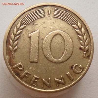 Оценить 10 pfennig 1950г. - 8