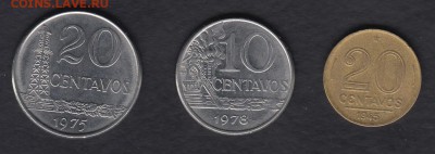Бразилия 10 и 20 центаво до 08.08.2014 22-00 - 333