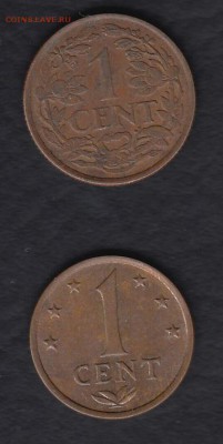 Нидерландские Антиллы 1 цент 1963 и 1970 до 08.08.2014 22-00 - 333