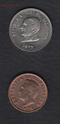 Сальвадор 1 центаво 1972 и 25 центаво 75 до 08.08.2014 22-00 - 444
