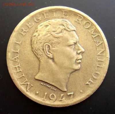 с 1 руб. РУМЫНИЯ 10.000 лей (1947) до 11.08 (22.00) - Румыния 10 000 лей (1947) А
