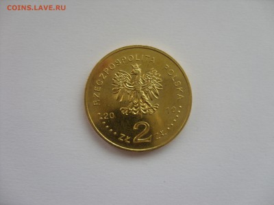 Монеты Польши. 5 злотых розница и опт. - 2 злотых 2010 90 лет - 1.JPG