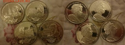 Иностранные Биметалл, Спорт, 25 р, Наборы МНОГО МНОГО!!! - Виргинские острова набор 1 крона 400 лет Романовым.JPG