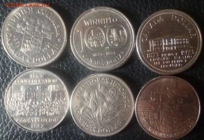 Иностранные Биметалл, Спорт, 25 р, Наборы МНОГО МНОГО!!! - Канада набор Доллары.JPG