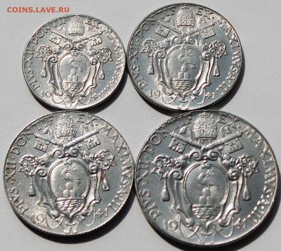 Ватикан. Набор 1941 год. (20,50 чентезимо,1 и 2 лиры) - 9